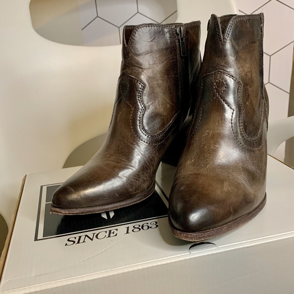 Frye Renee Seam Short-Boots
